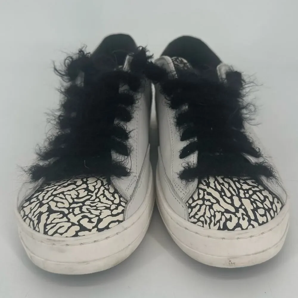 P448 The John Cement Sneakers Size 36 6.5 Casual Shoes Leather